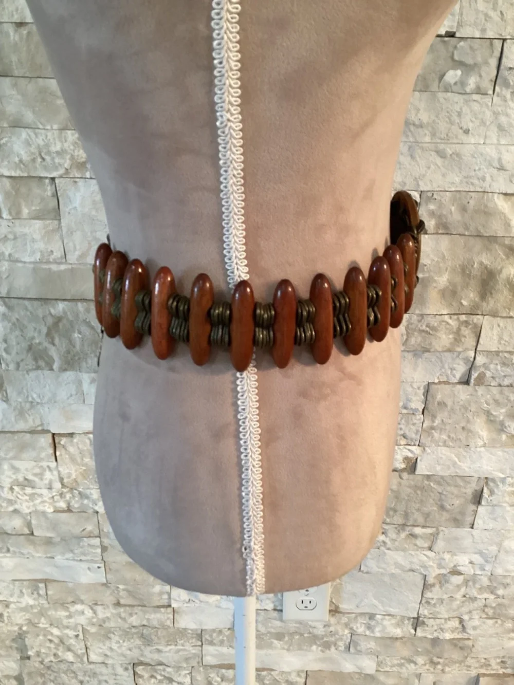 Vintage 1970s bohemian concho belt